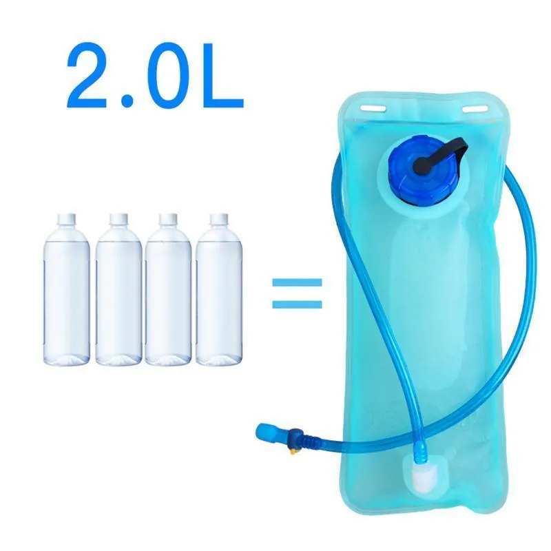 2L Water Backpack Bladder Bag 1PC TPU Hydration System