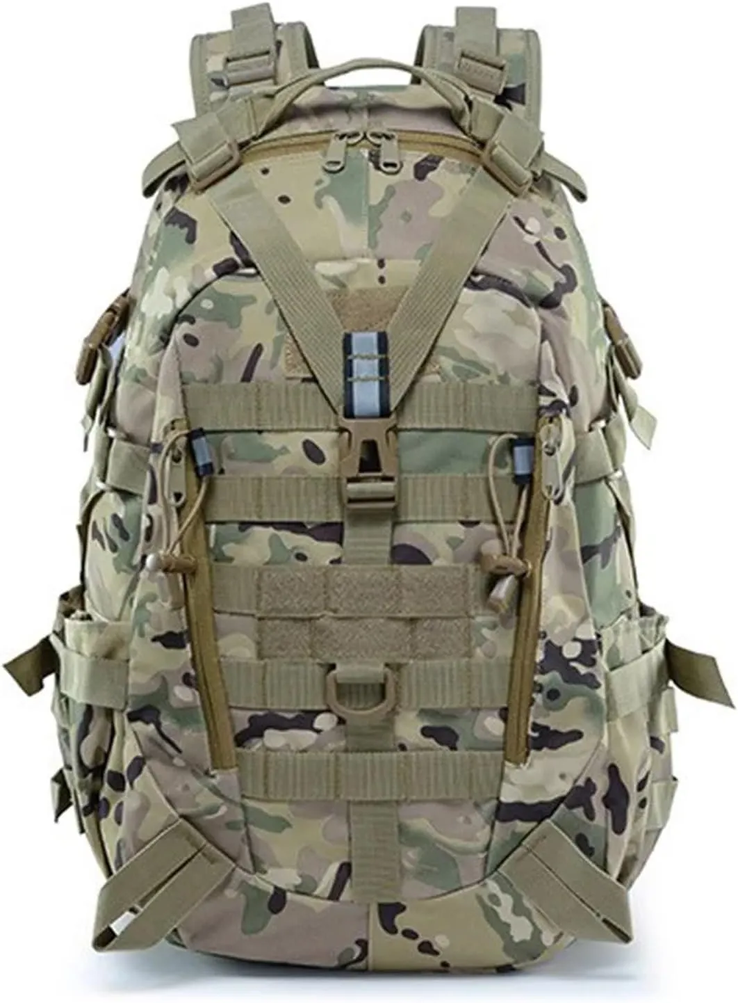 30-40L Camping Backpack Men's Travel Bags Climbing Rucksack Hiking Outdoor Reflective Shoulder Fishing Bag(Style4)