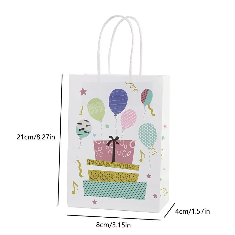 4 Styles Premium Birthday Gift Bag 30PCS