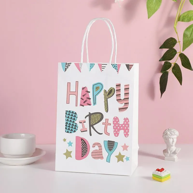 4 Styles Premium Birthday Gift Bag 30PCS