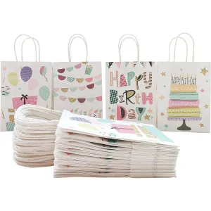 4 Styles Premium Birthday Gift Bag 30PCS