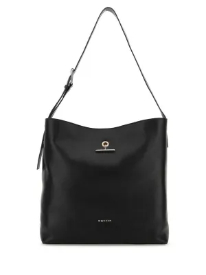 Alexander Mcqueen Black Cross Bags