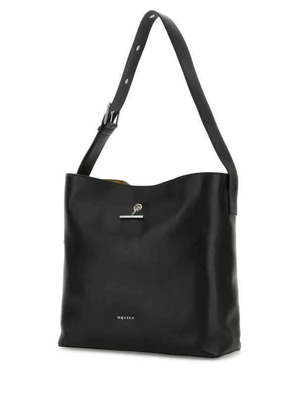 Alexander Mcqueen Black Cross Bags