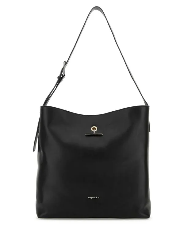 Alexander Mcqueen Black Cross Bags