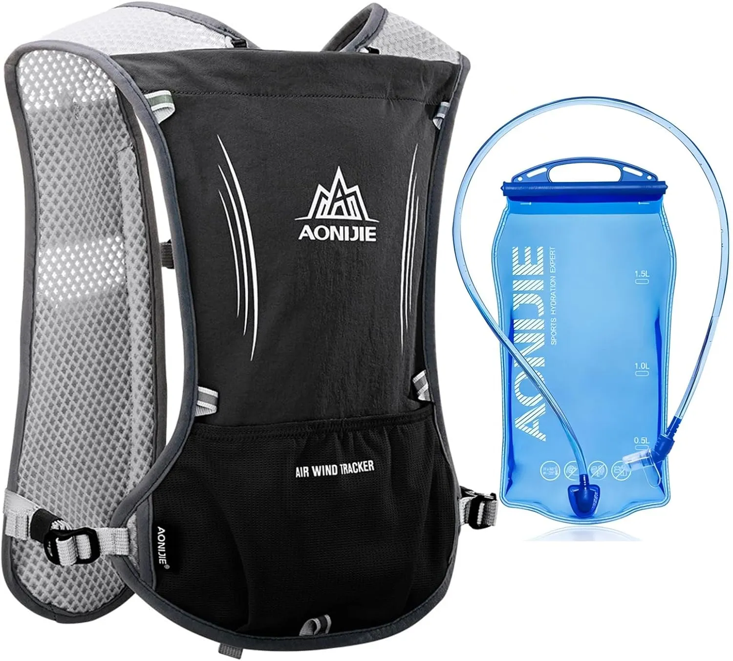 AONIJIE Hydration Vest Pack Backpack 5L Marathoner Running Race Hydration