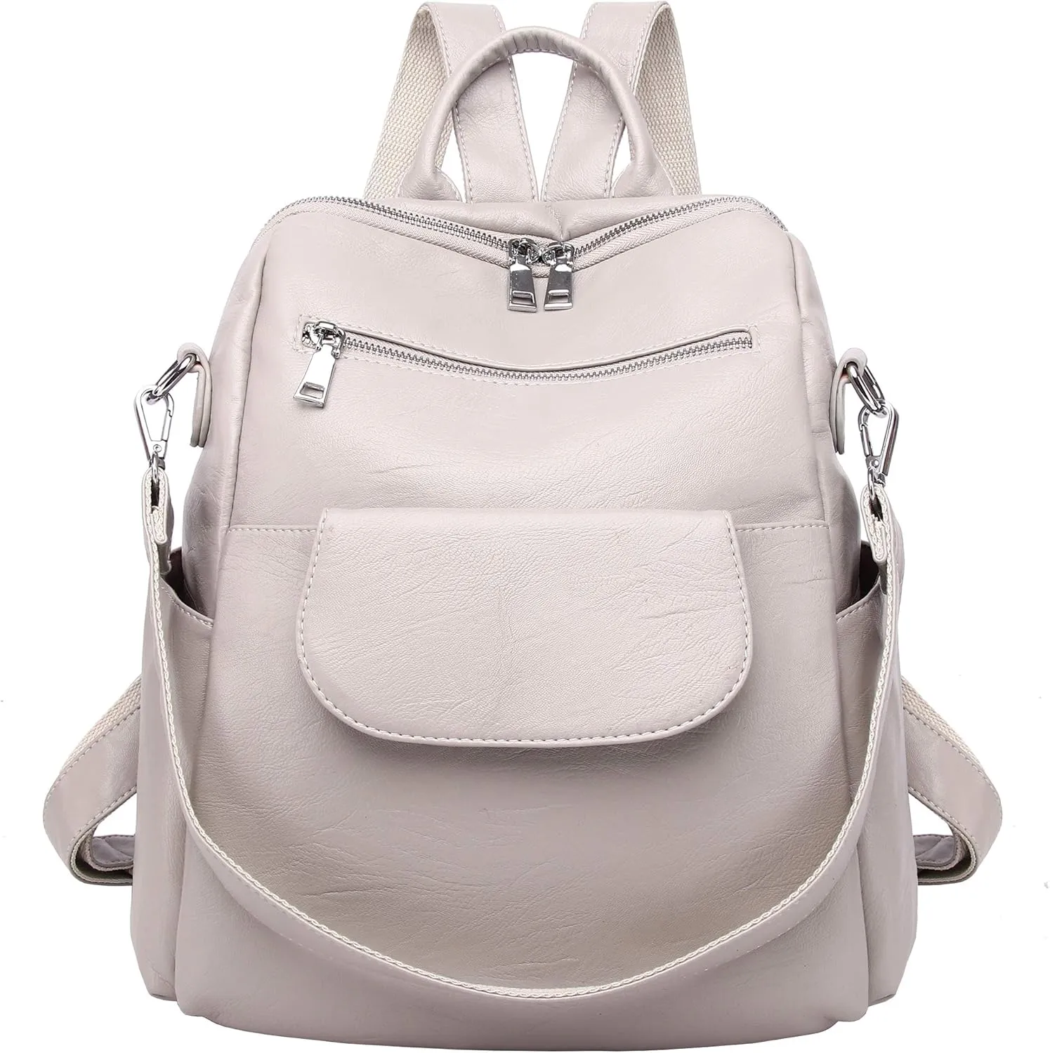 ASDSSRY Women Fashion Backpack Purse Waterproof Bookbags Travel Shopping Rucksack Convertible Ladies Shoulder Bag