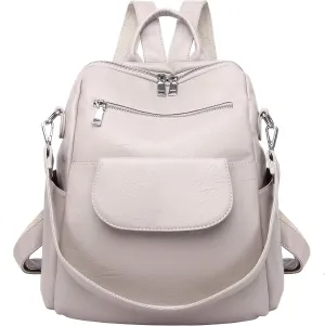 ASDSSRY Women Fashion Backpack Purse Waterproof Bookbags Travel Shopping Rucksack Convertible Ladies Shoulder Bag