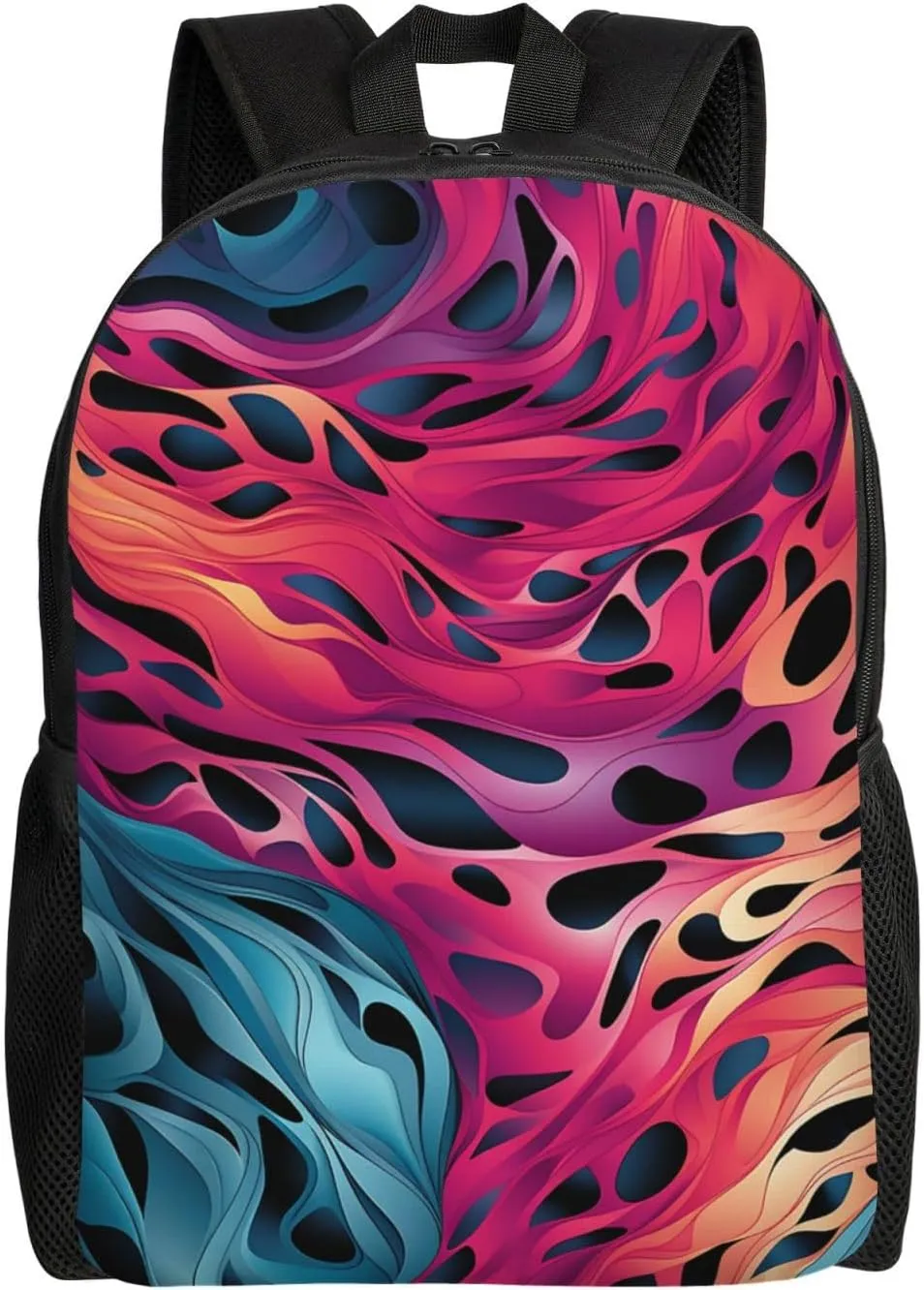 Backpack for Men Women 16.1 Inch Laptop Backpack Colored leopard Daypack Laptop Bag for Travel