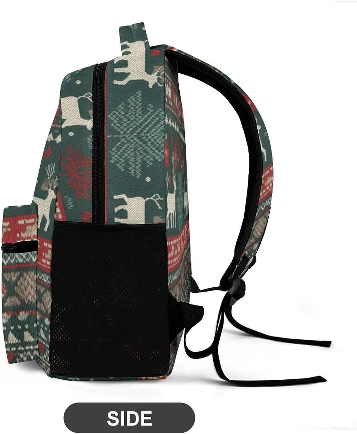 Backpack for Men Women Laptop Backpack Dark Green And Gray Casual Daypack Laptop Bag for Travel