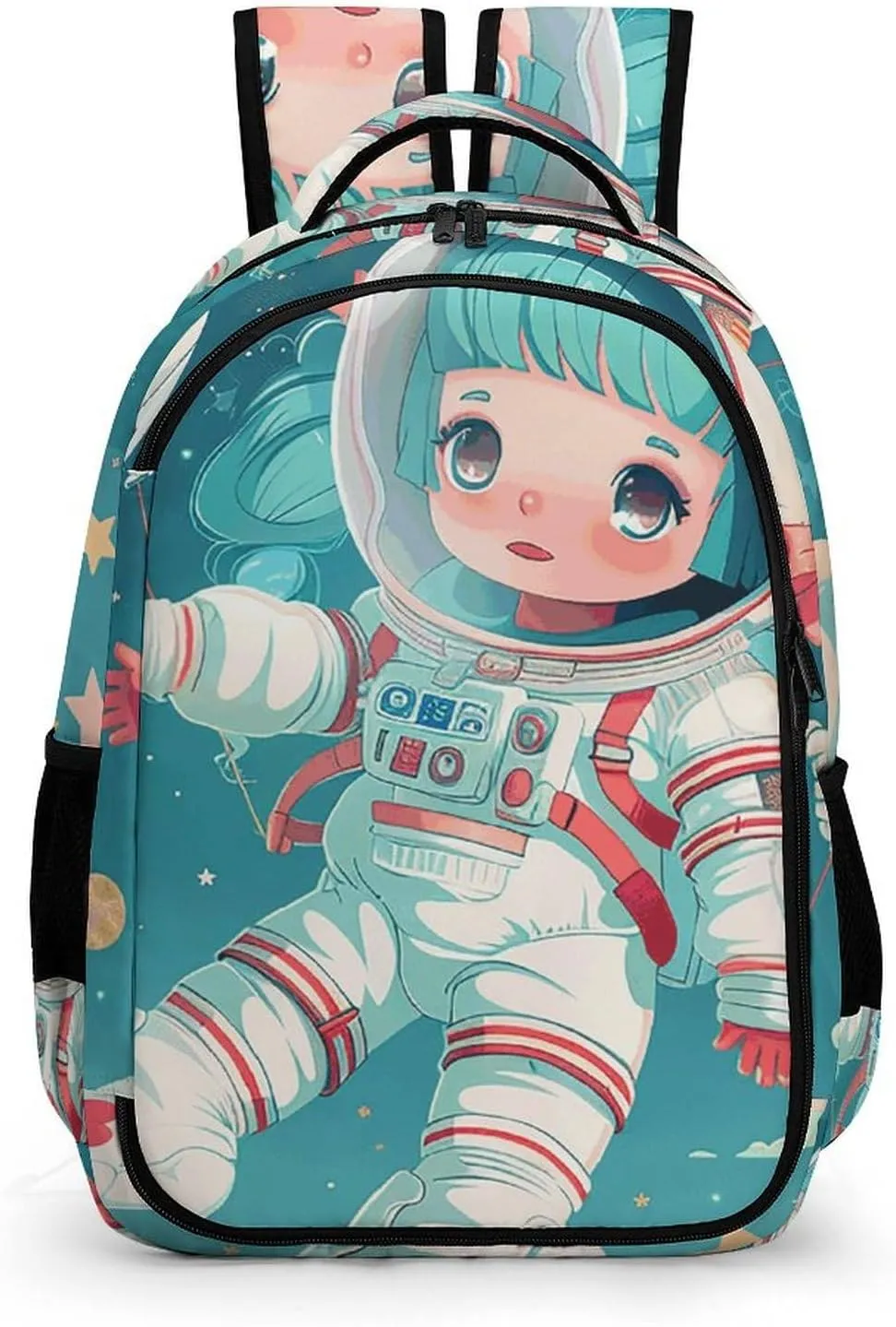 Backpack for Men Women Laptop Backpack Floating in Space Casual Daypack Laptop Bag for Travel