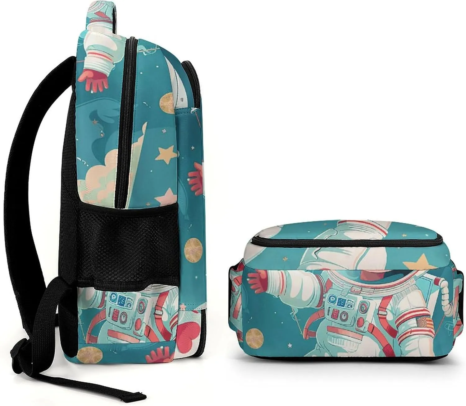 Backpack for Men Women Laptop Backpack Floating in Space Casual Daypack Laptop Bag for Travel