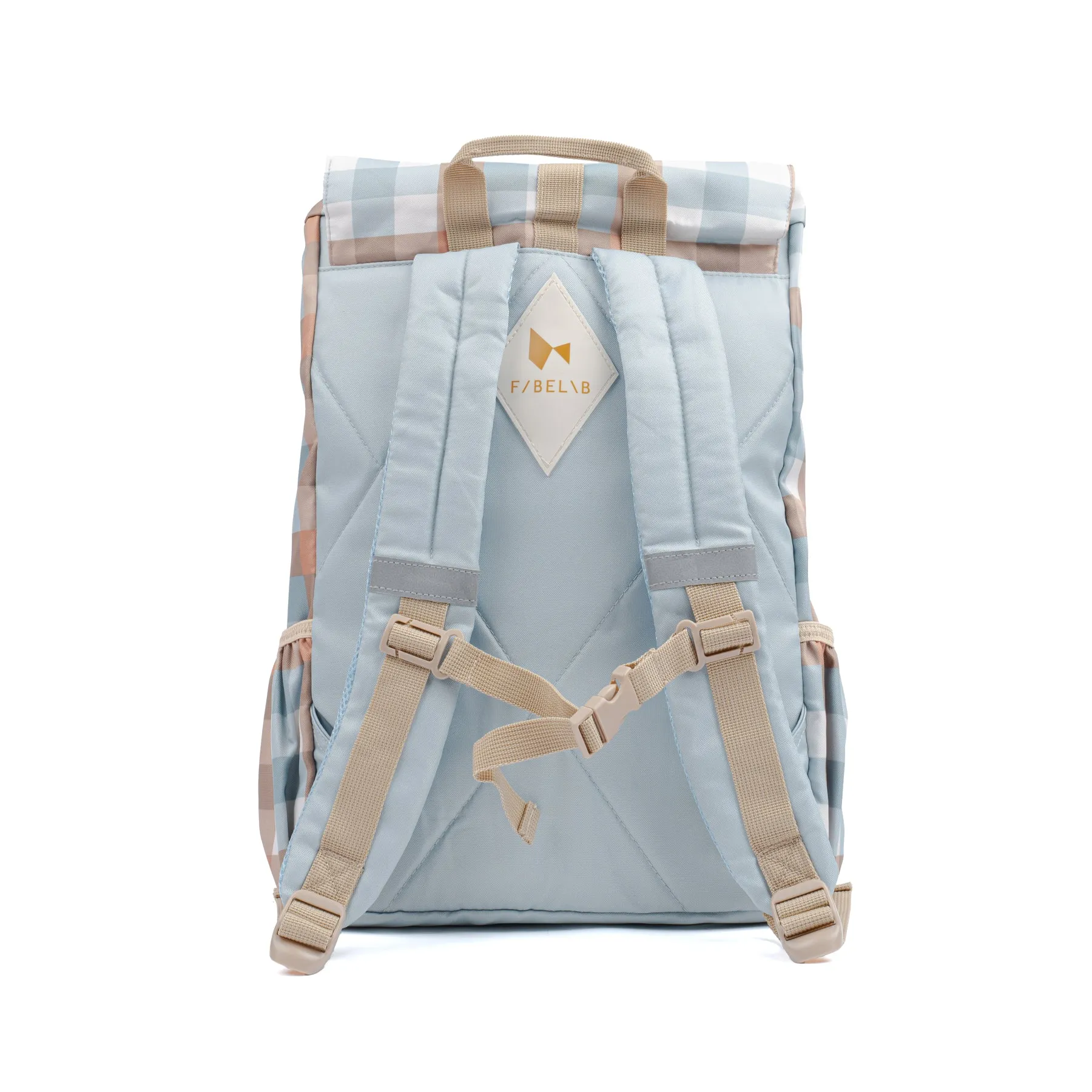 Backpack Large Cottage Blue Checks 