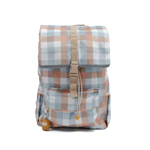 Backpack Large Cottage Blue Checks 