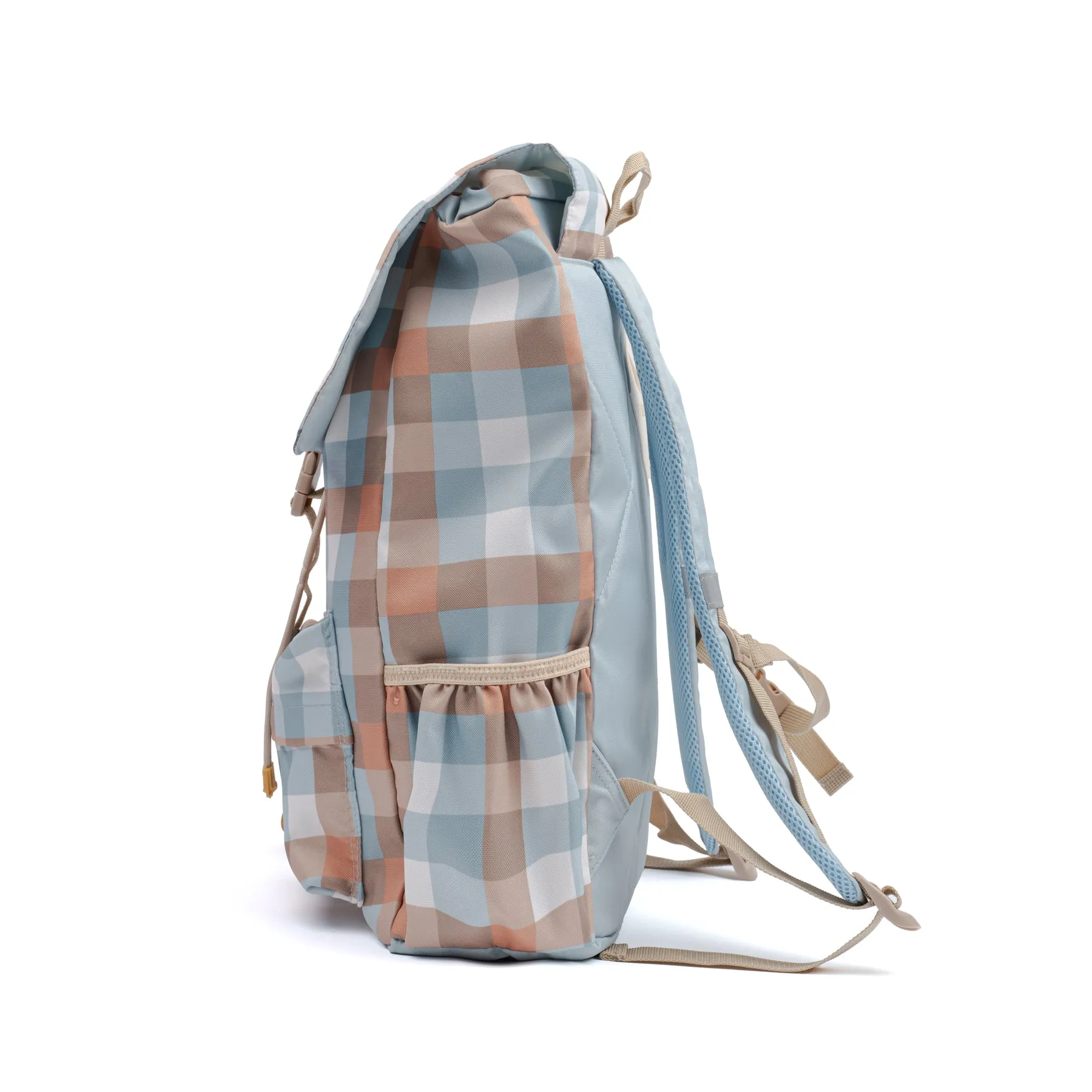 Backpack Large Cottage Blue Checks 