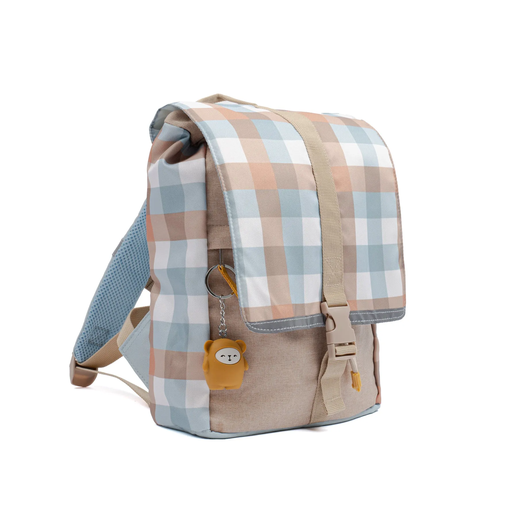 Backpack Small Cottage Blue Checks 