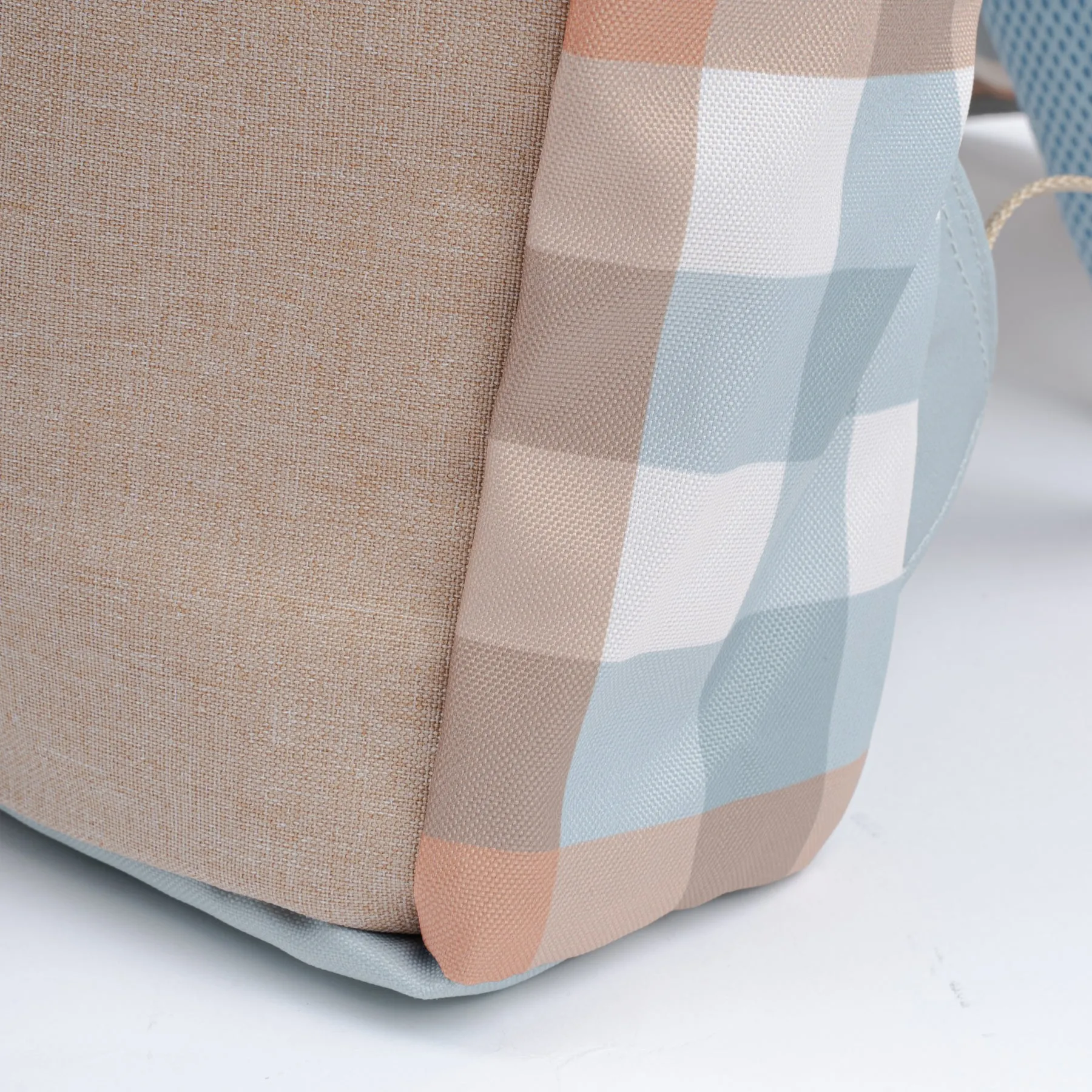 Backpack Small Cottage Blue Checks 