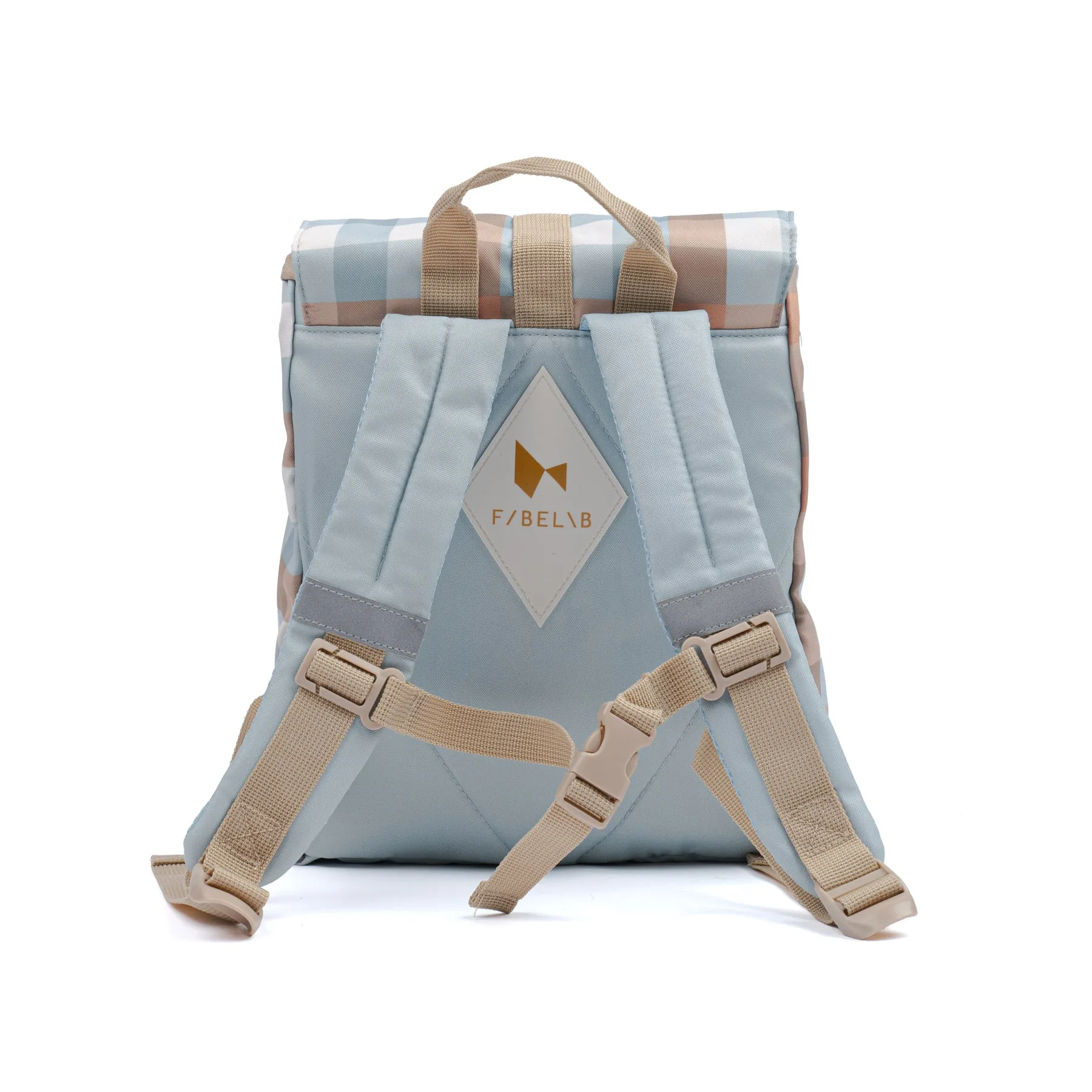 Backpack Small Cottage Blue Checks 