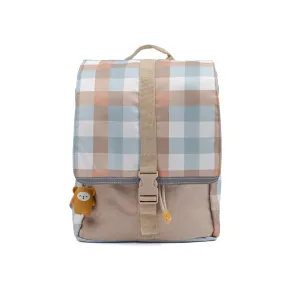 Backpack Small Cottage Blue Checks 