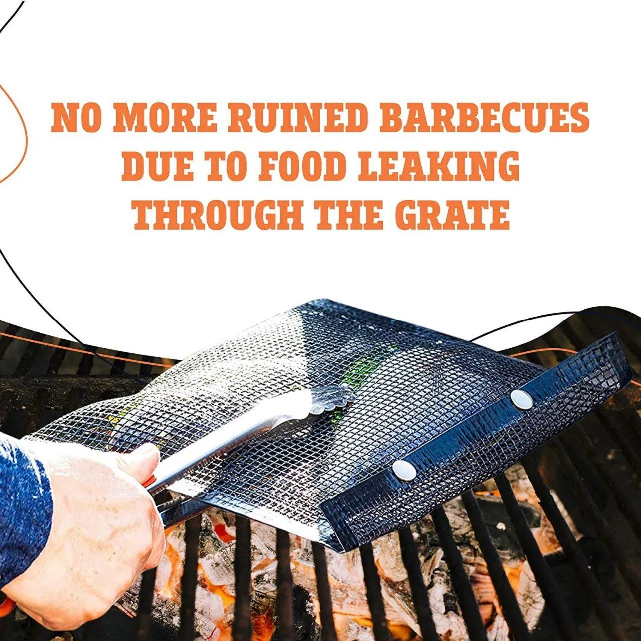 BBQ Grill Mesh Bag 1PC 2Colours