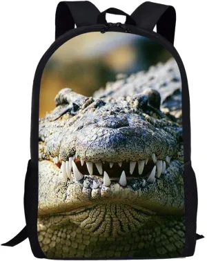 Beauty Collector 3D Animal Print Lightweight Backpacks Casual School Bags Daypacks