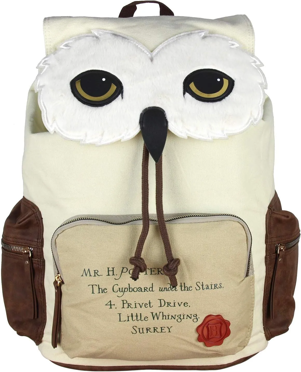 Bioworld Harry Potter Backpack Hedwig Owl Hogwarts Letter Laptop Rucksack