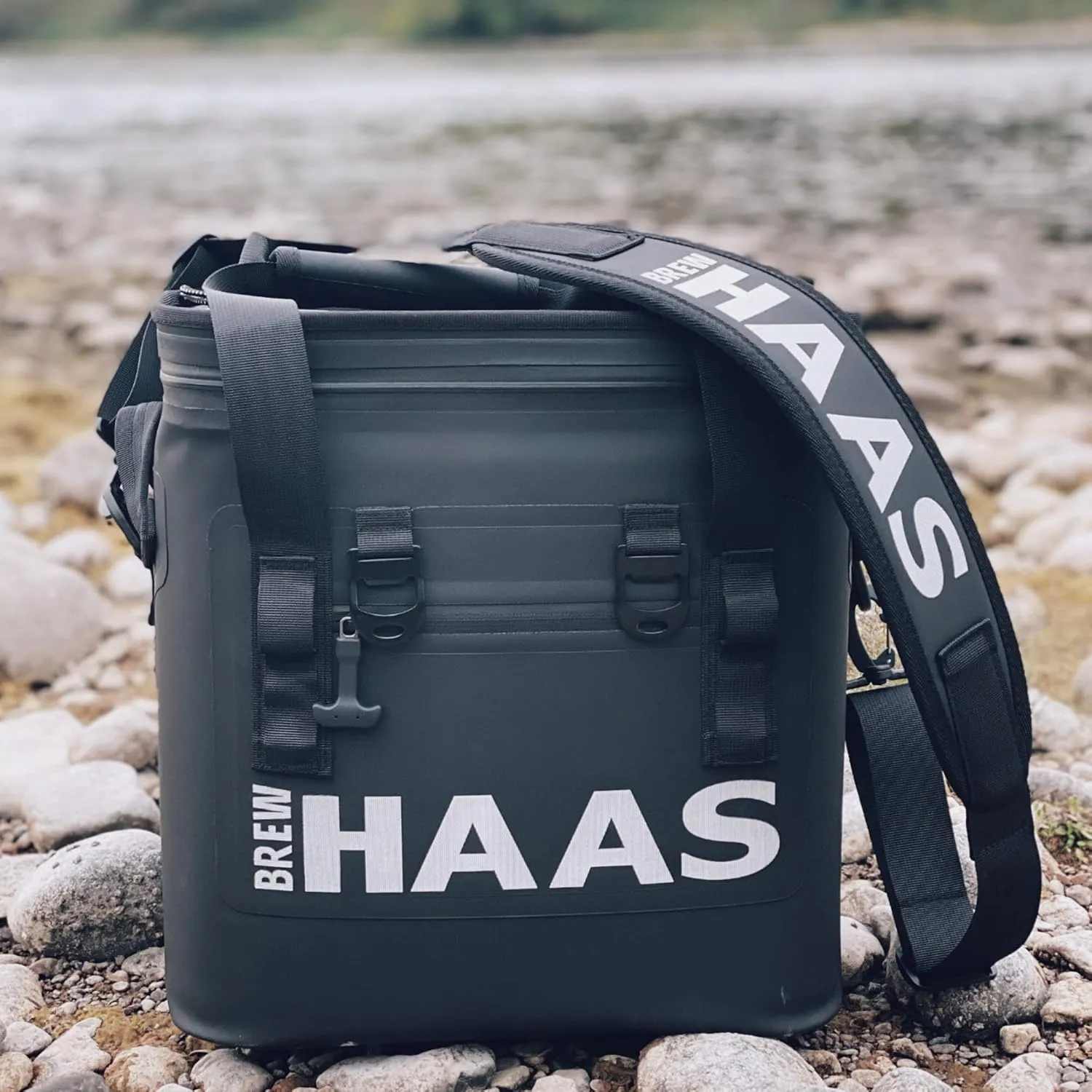 Black Backpack Cooler - Insulated Backpack Cooler for Outdoor Adventures - Best Soft Sided Cooler for Camping, Hiking, and Travel - Durable Black Cooler Bag