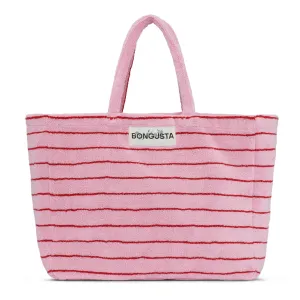 Bongusta Naram Weekend Bag Baby Pink & Ski Patrol Stripe