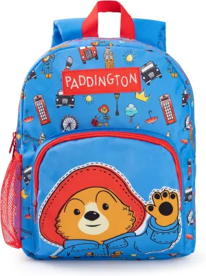 Boys Backpack | Blue & Red Rucksack with Adjustable Straps | British Character Practical & Organised Luggage Sports School Bag For Kids | Movie Series Merchandise Gift, Blue, One Size