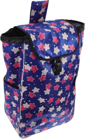 Cabilock Wheeled Shopping Bag Large Capacity Waterproof Oxford Cloth Cart for Grocery Utility