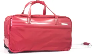 Calvin Klein Greenwich 2.0 Wheeled Duffle, Red