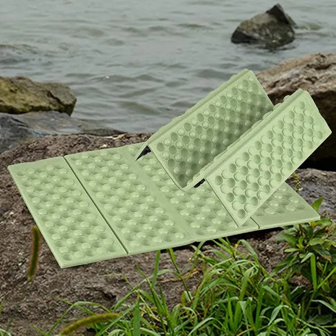 Camping Foam Pad, Foldable Seat Cushion Waterproof Folding Camping Mat Foam Seat Pad