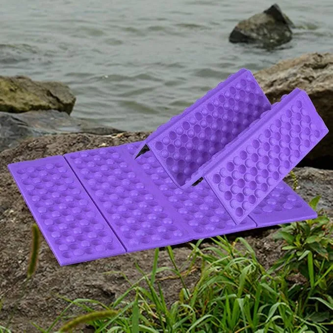 Camping Foam Pad, Foldable Seat Cushion Waterproof Folding Camping Mat Foam Seat Pad