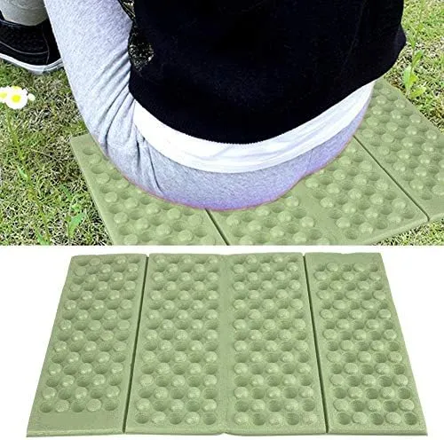 Camping Foam Pad, Foldable Seat Cushion Waterproof Folding Camping Mat Foam Seat Pad
