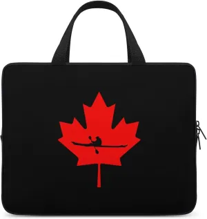 Canadian Kayaking Canada Laptop Sleeve Portable Waterproof Computer Bag Pouch Handbag Protective Sleeve