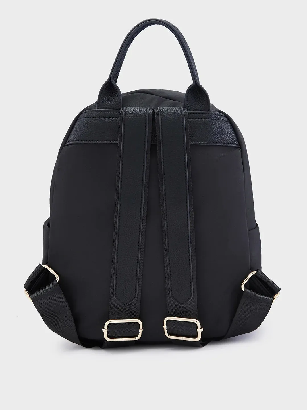 Caprese Casper Medium Black Casual Backpack