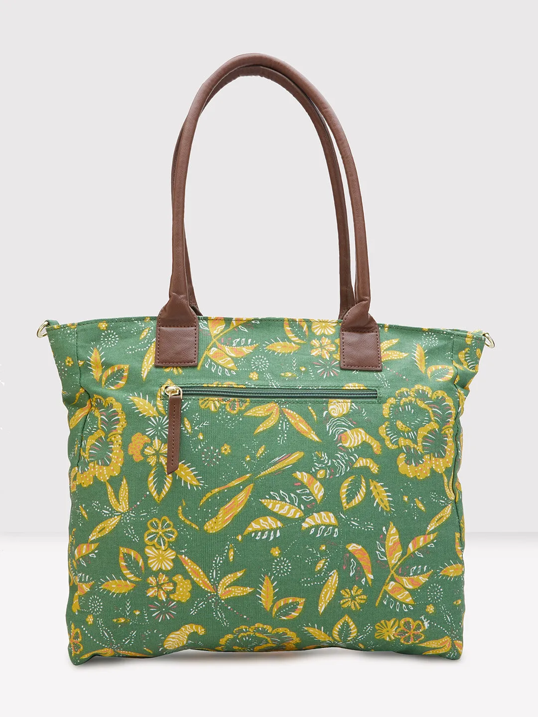Caprese Hazel Large Olive Tote Bag