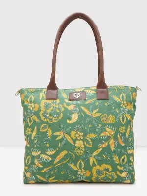 Caprese Hazel Large Olive Tote Bag
