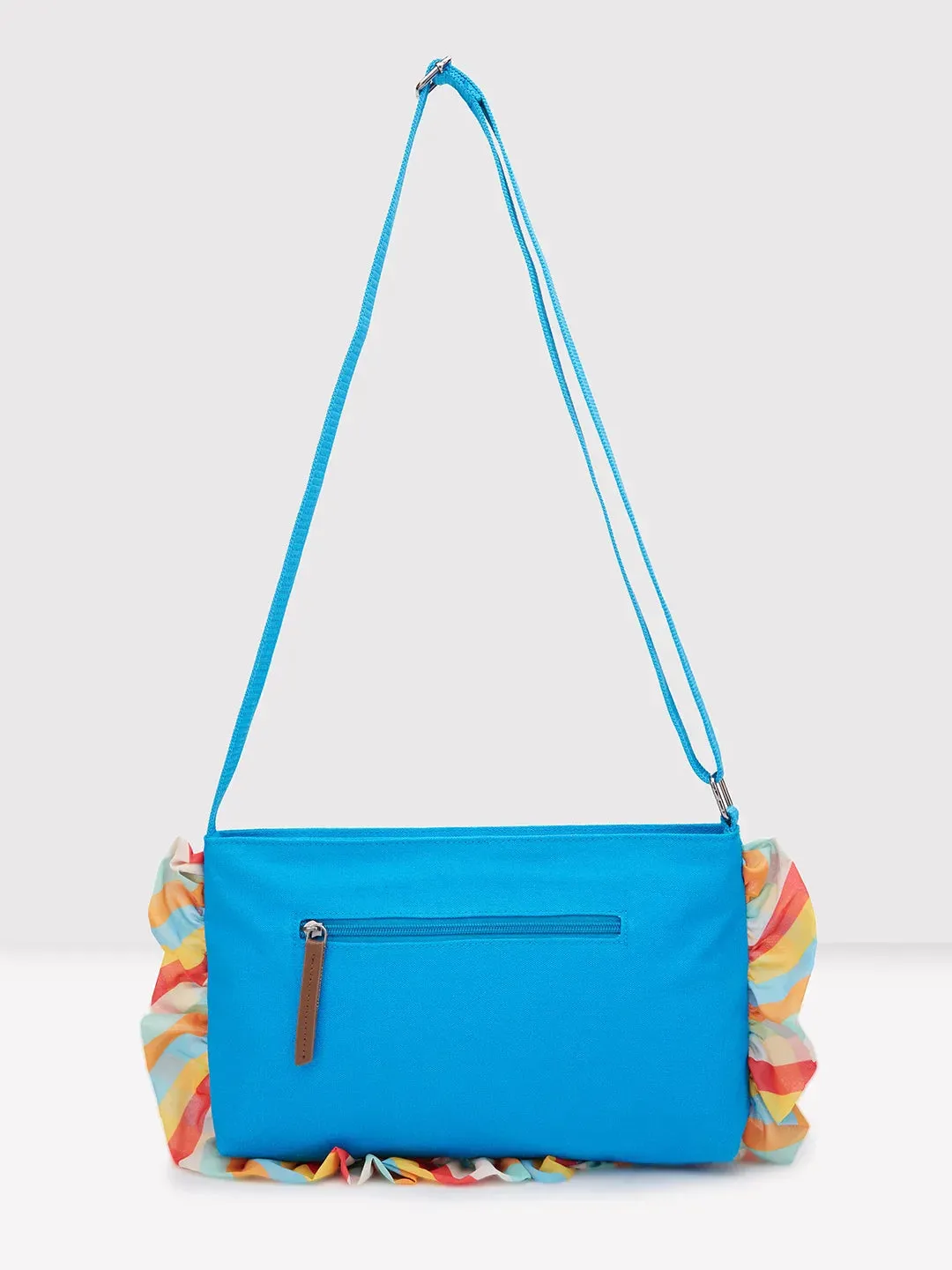 Caprese Oakley Large Turquoise Sling Bag