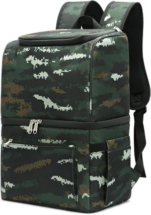 Car Camping Coolers for DS 3 Crossback/7 Crossback/Concept/3/4/5/6/9, Waterproof Portable Cooler, Leak Proof Picnic Insulated Bag, Ultra-Light Premium Ice Chest Box,F-Rainforest Camouflage