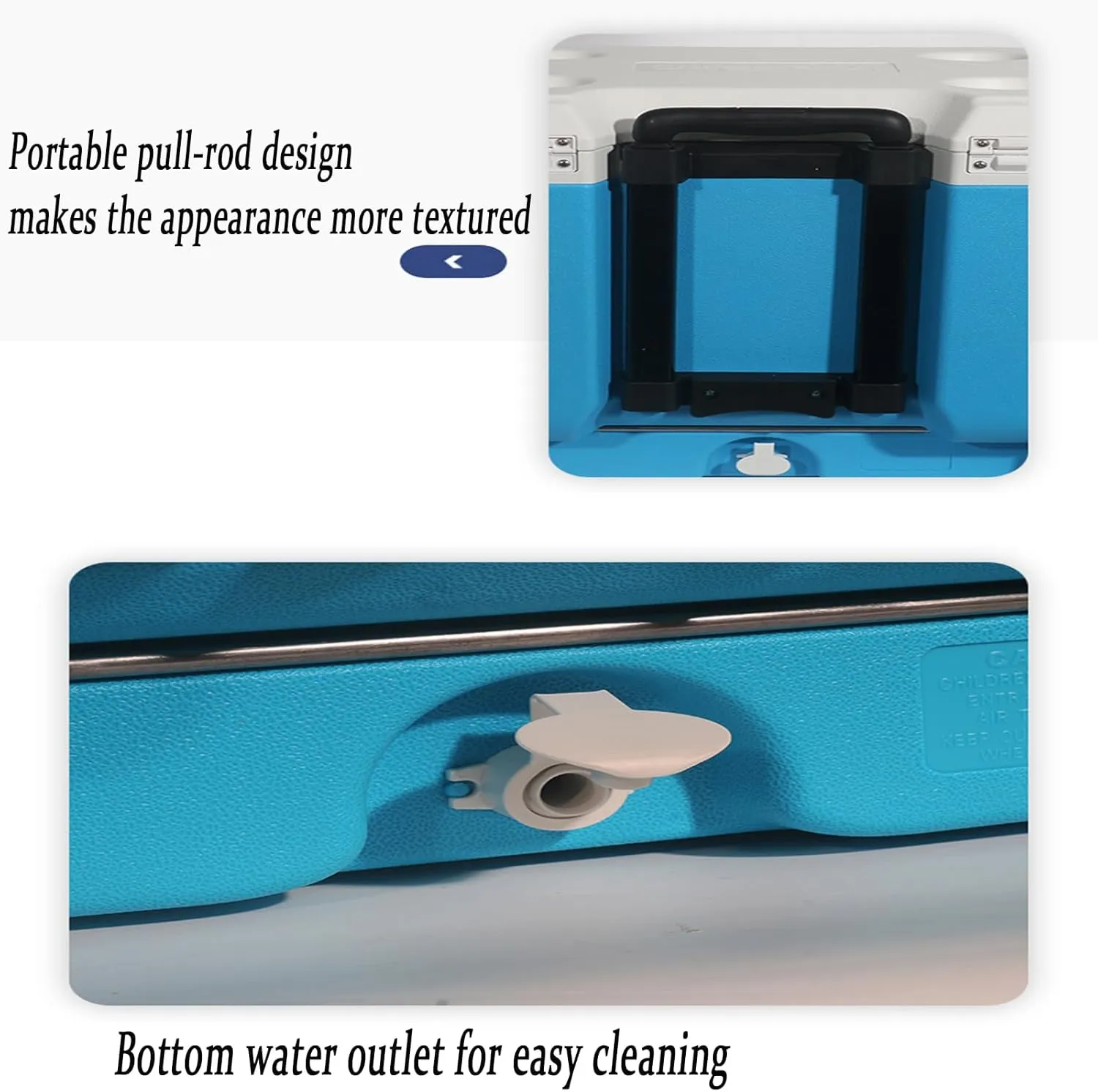 Car Camping Coolers for Kia Ceed/EV3/EV6/EV9/Niro/Optima/Picanto/Rio, Leak Proof Cooler, Portable Lightweight Ice Chest Box, Compartments Waterproof Insulated Bag