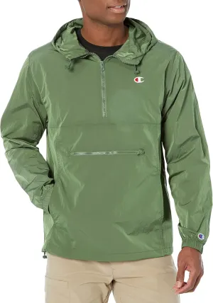 Champion Men's Packable Anorak Quarter-Zip Jacket