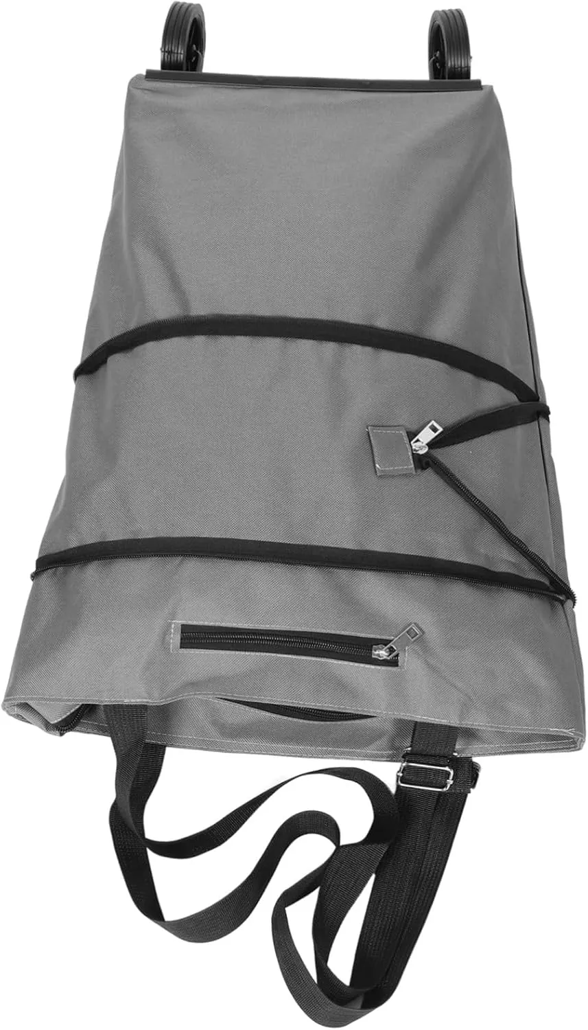 Ciieeo Capacity Shopping Cart with Wear Resistant Wheels Portable Wheeled Tote Bag for Groceries and Household Items Design Space Saving Storage