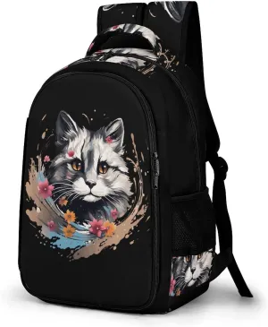 Civet Cat Backpack Laptop Bag Casual Daypack Lightweight Travel Bag Work Business Backpack for Adult
