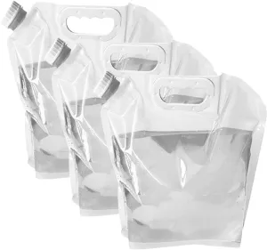 Collapsible Water Tank Container Bag, BPA Free Outdoor Folding Water Storage Carrier for Backpacking Camping Hiking Picnic BBQ Hurricane Flood Earthquake Emergencies