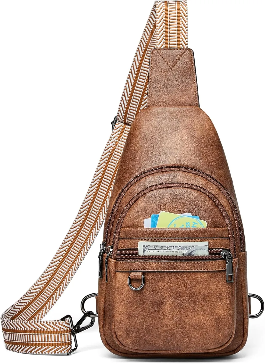 Crossbody Bags for Women Sling Bag Fanny Pack Casual Daypacks Small Backpack Chest Travel Purse Anti Theft