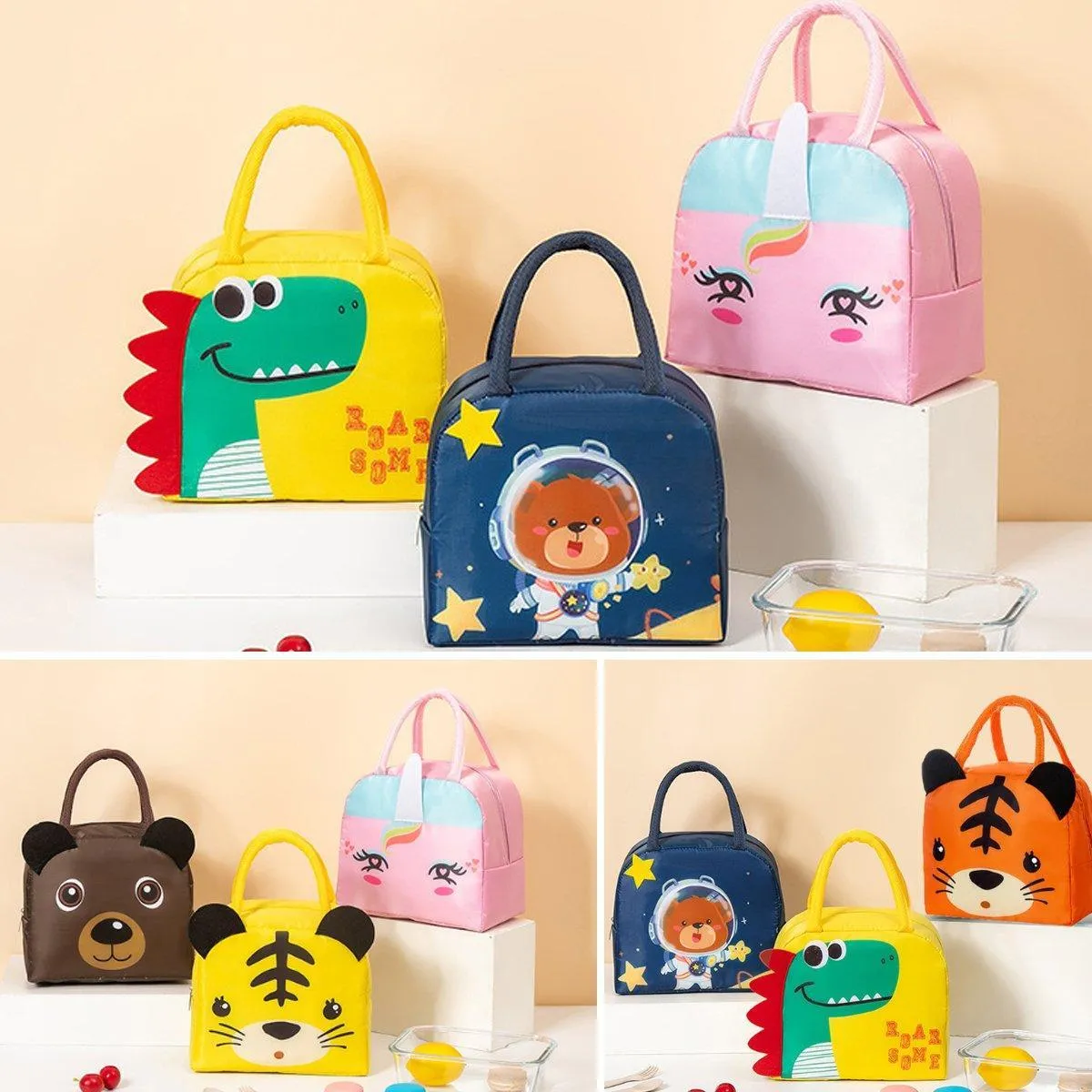 Cute Lunch Bags 9Styles 1PC