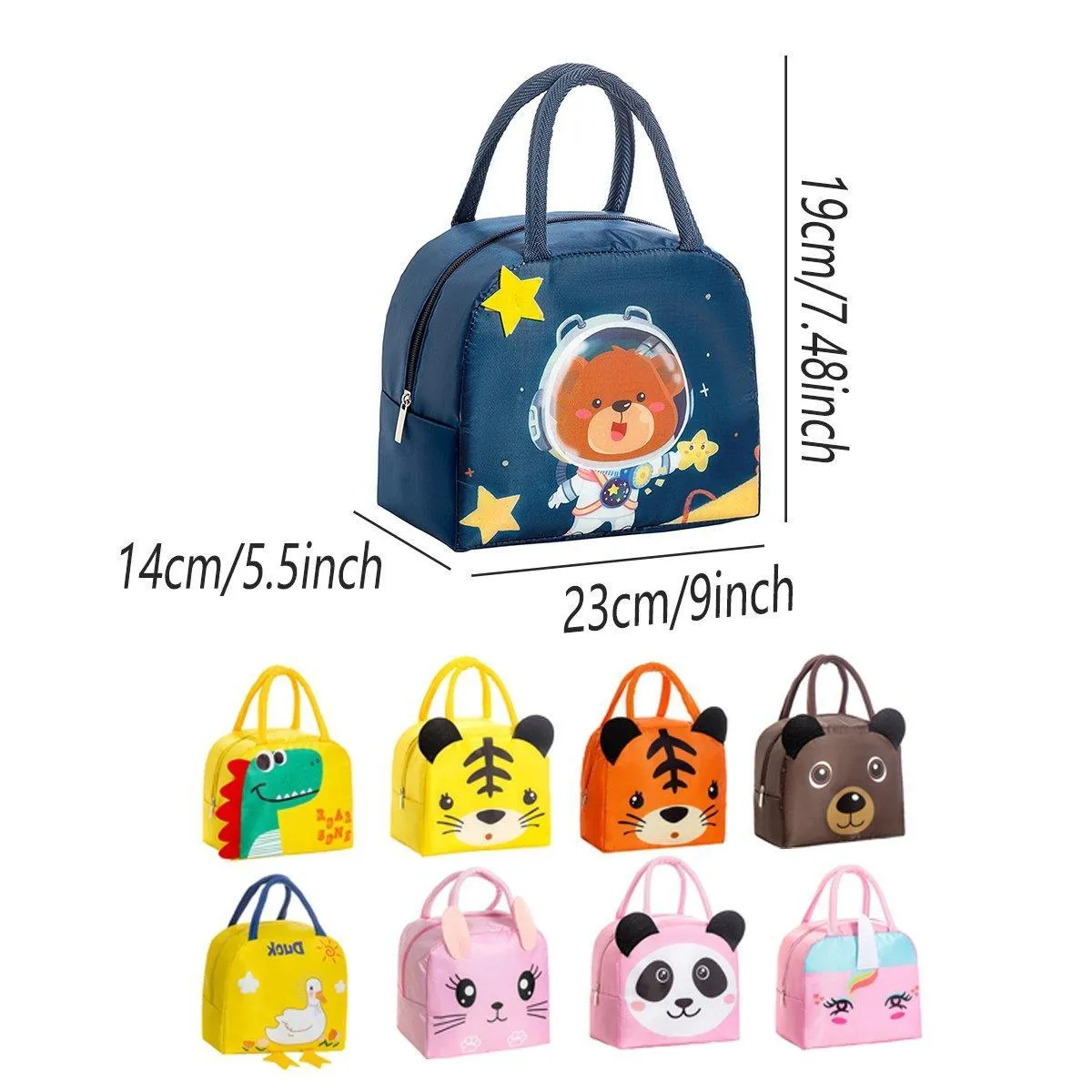 Cute Lunch Bags 9Styles 1PC