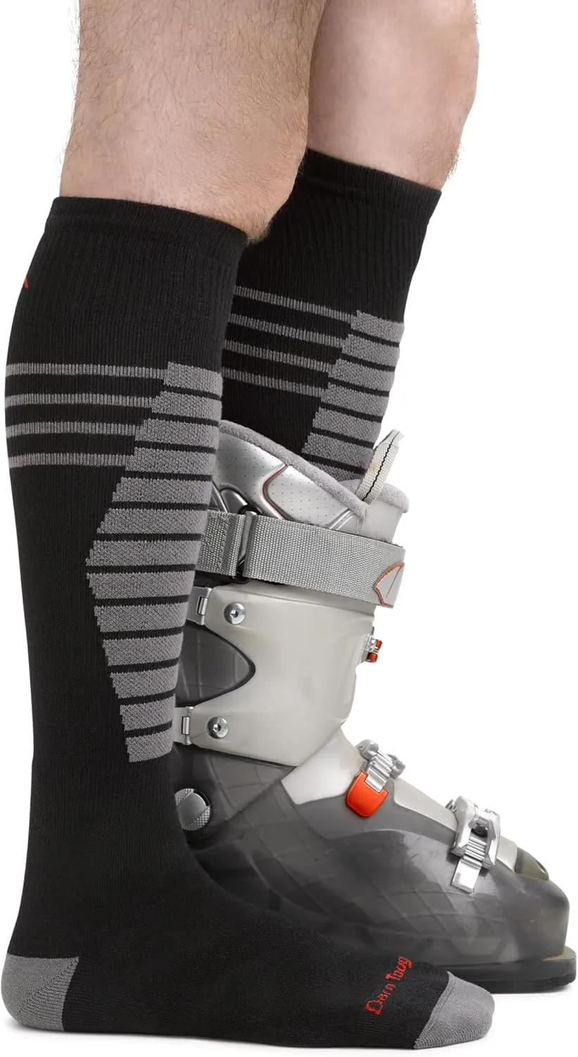 Darn Tough Men's Edge Thermolite OTC Midweight with Padded Shin Ski and Snowboard Sock (Style 8020) -
