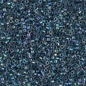 DB 85, Lined Blue/Blue AB - Miyuki Delica Beads - Size 11 - 5 grams - Japanese Cylinder Seed Beads - Retail & Wholesale