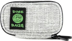 DIME BAGS - Pod Padded Travel Case with Keychain Clip - Protective Hemp Pouch with Padded Interior (6 Inch, Grey)